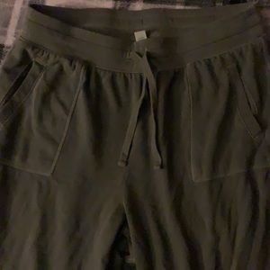 Old navy sweatpants green size large
